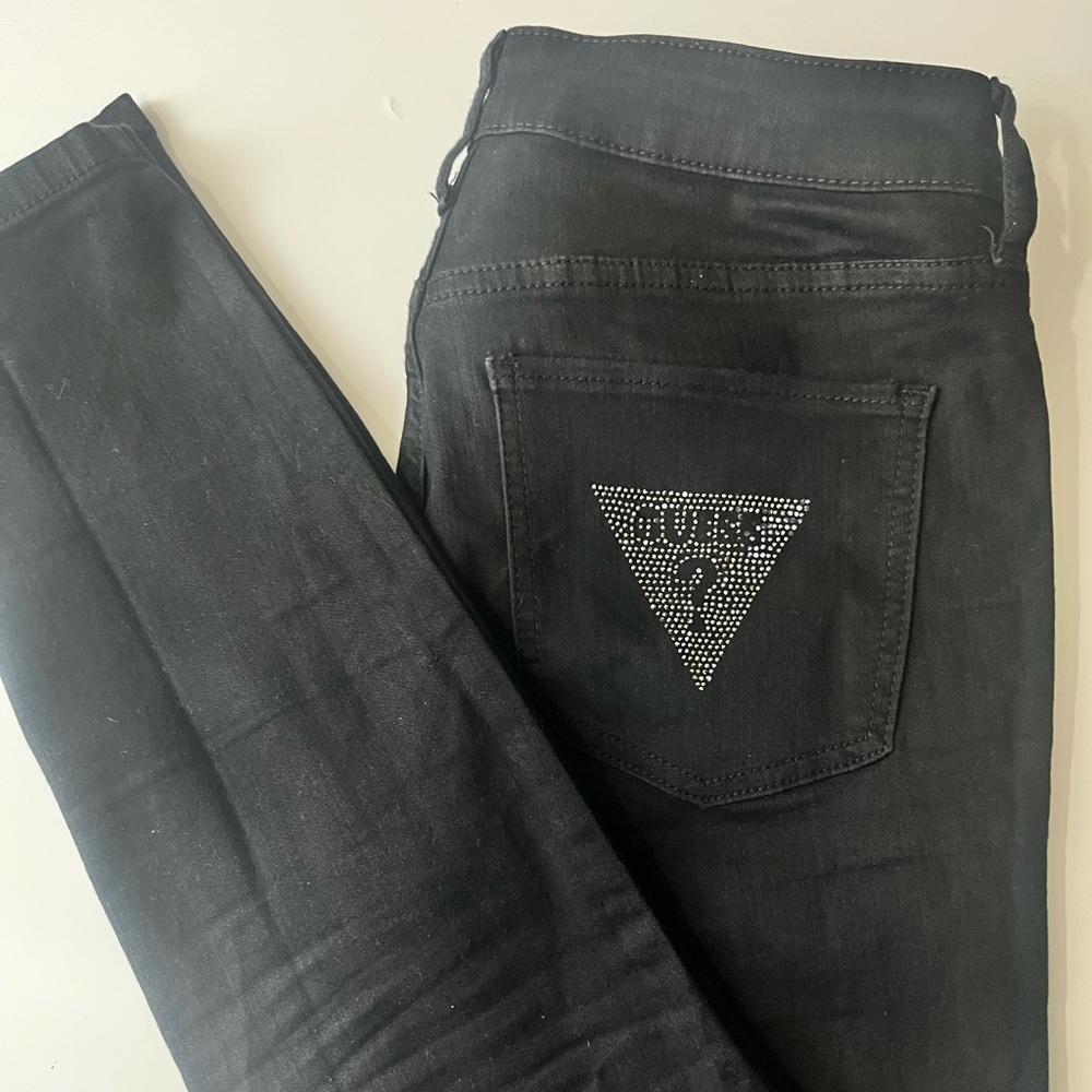 GUESS Women Black Jean